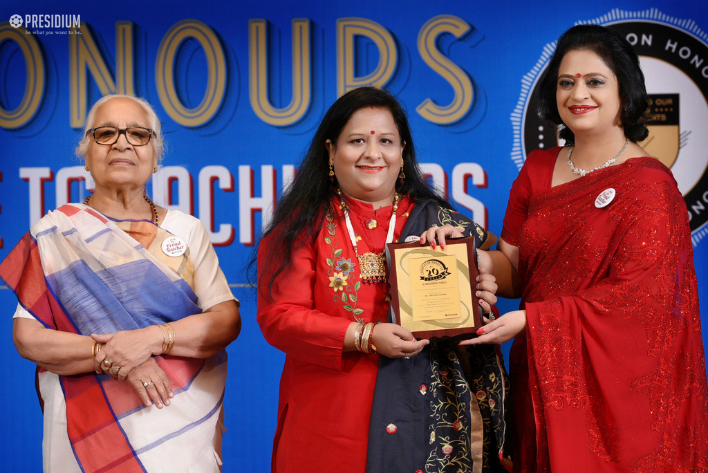 Presidium Rajnagar, CHAIRPERSON HONOURS’19: TEACHERS RECEIVE THE MOST PRESTIGIOUS HONOUR